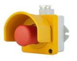 Hätä-/Seis-painikkeet suojakehyksellä IP67 115-500VAC Selcast