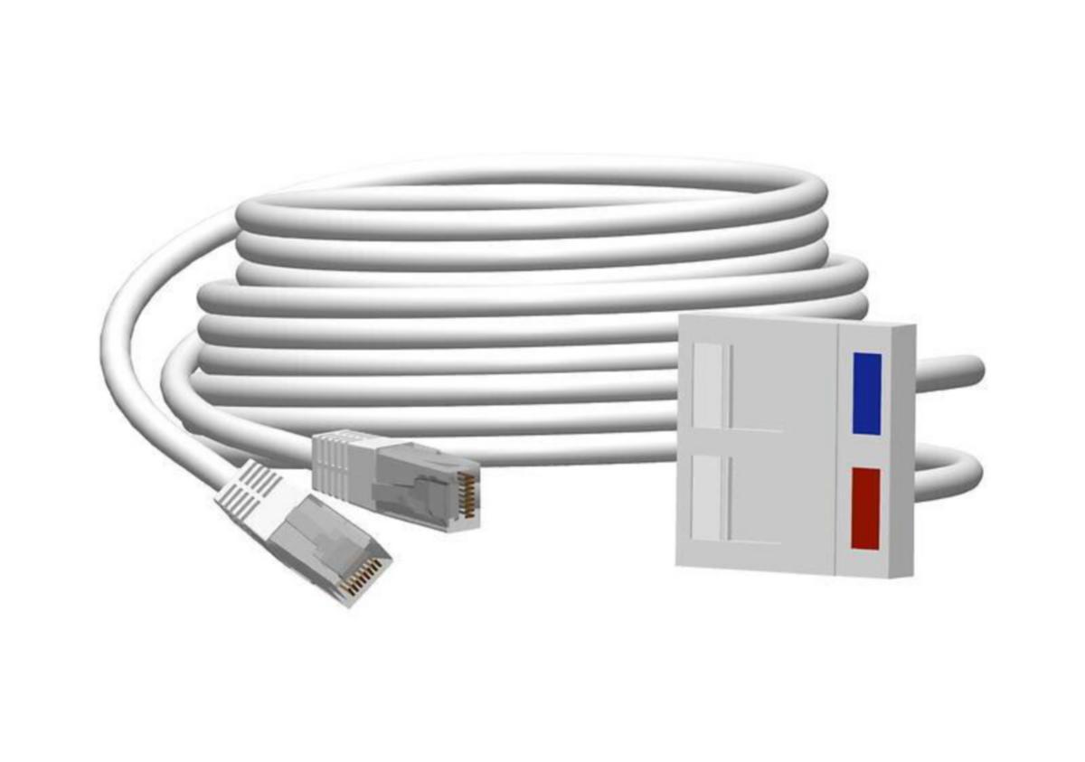 Johtosarja RJ45 Pajap - JOHTOSARJA PAJAP RJ45-7 2xRJ45 CAT6UTP 7m