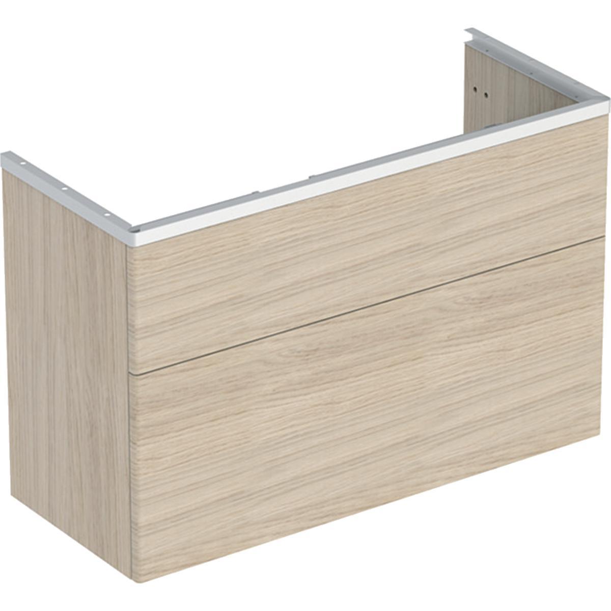 Allaskaappi IDO Glow tasoaltaalle, kahdella laatikolla 1200 mm - ALLASKAAPPI GLOW (LTK) 9610262101 IDO 1000. TAMMI