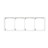 Peitelevy ABB Impressivo matta valkoinen