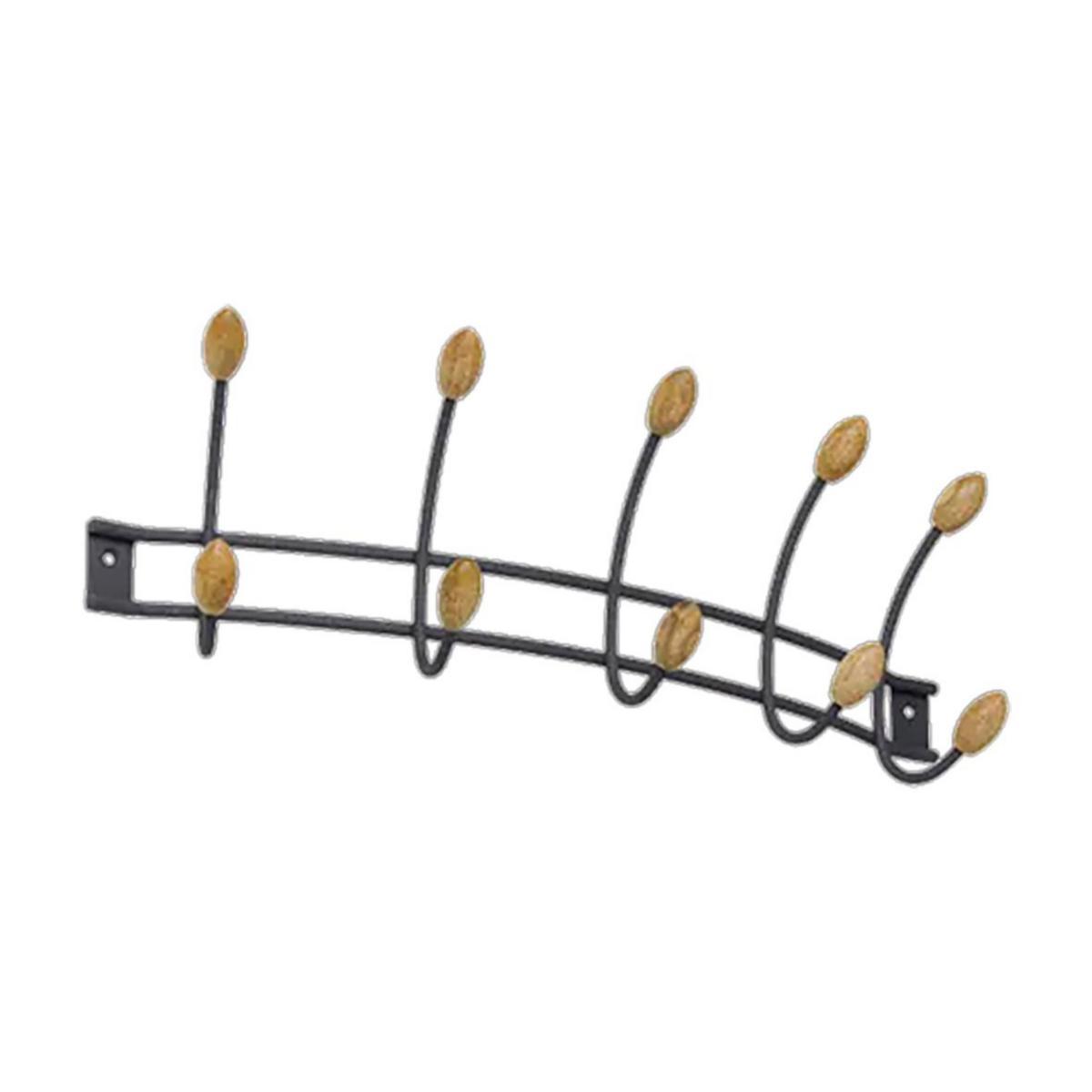 Vaatekoukku Rainbow - VAATEKOUKKU RAINBOW PP 5 KOUKKUA. SIS.RUUVALK.