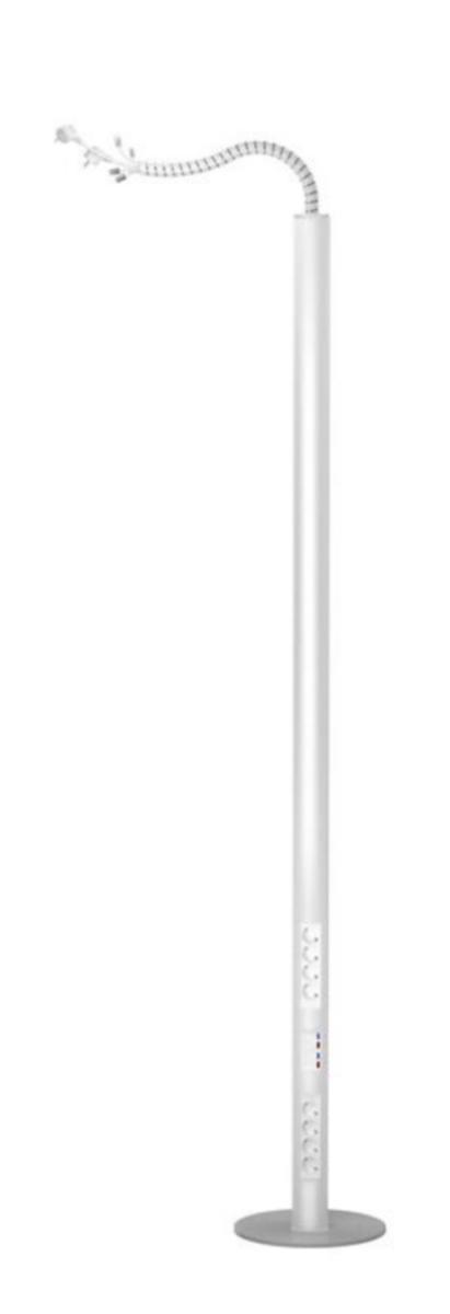 Pistorasiapylväs 2-puol 444D Pajap - PISTORASIAPYLVÄS PAJAP PRP 444D 2x4-OS 4xRJ45 VA 2