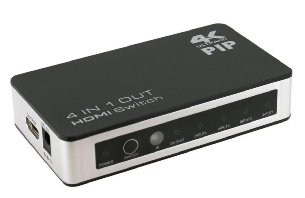 HDMI-kytkin Gigamedia - AV-LAITE GIGAMEDIA HDMI-KYTKIN 4+1,4K