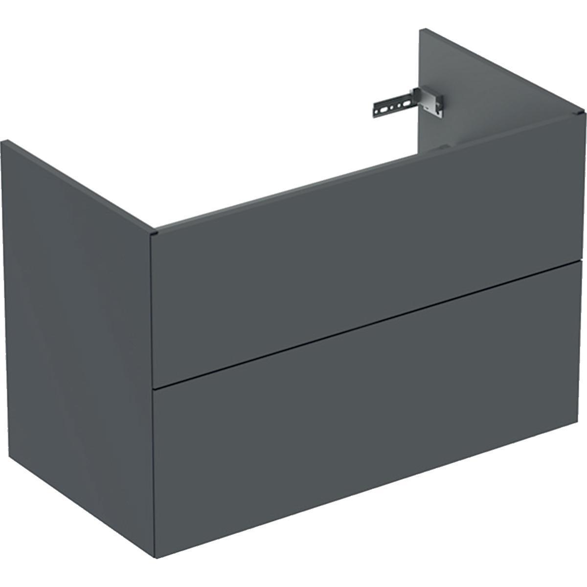 Allaskaappi IDO Elegant tasoaltaalle, kahdella laatikolla 900 mm - ALLASKAAPPI ELEGANT (LTK) 9751372111 IDO 900 MUSTA