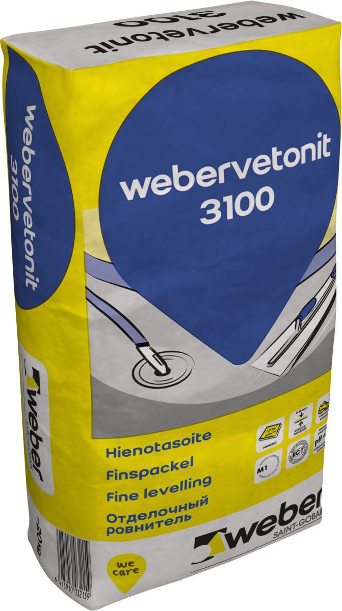 Hienotasoite Weber Webervetonit 3100 - HIENOTASOITE WEBERVETONIT 3100 20KG