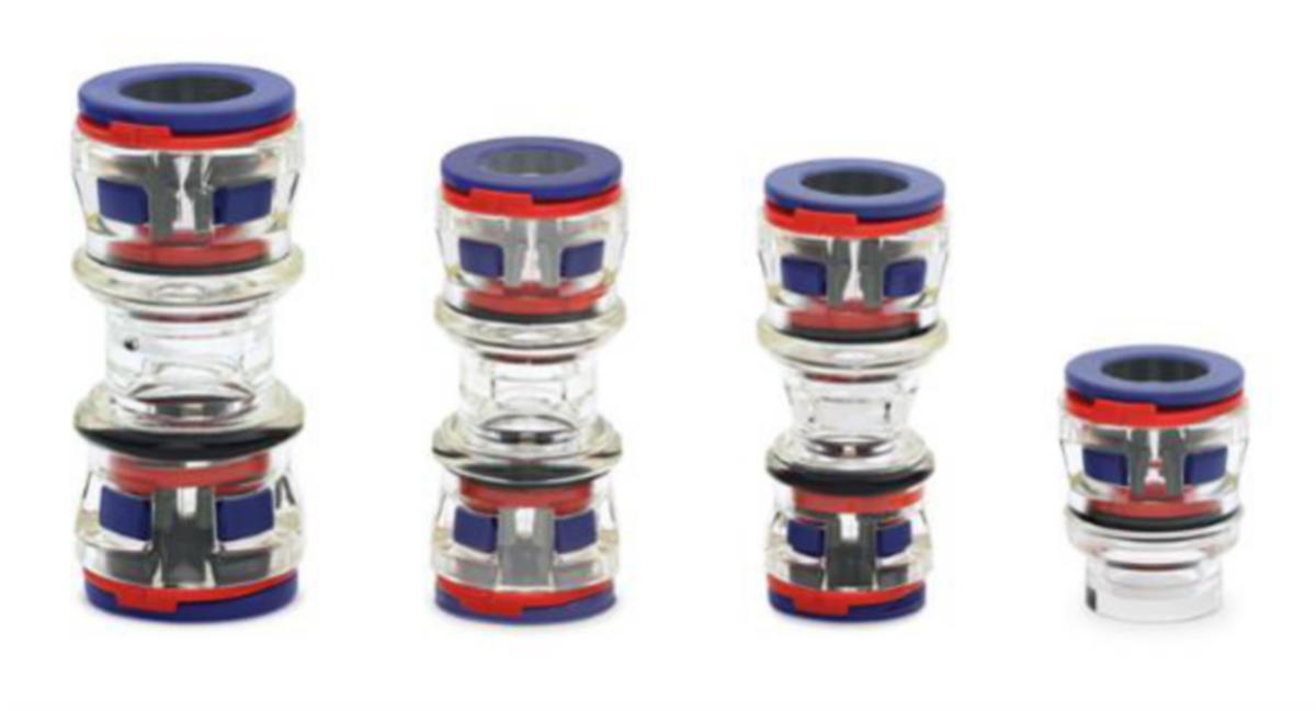 Mikrokanavaliitin Hexatronic jatkoliitin - MIKROKANAVALIITIN HEXATRONIC JATKOLIITIN 16/12MM