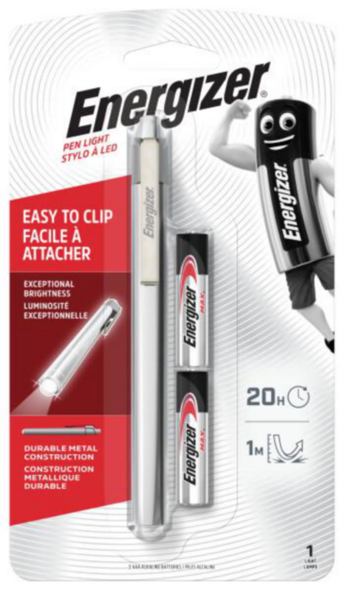 Käsivalaisin LED Energizer Metal Penlight - KÄSIVALAISIN LED ENERGIZER ENR METAL PENLIGHT 2AAA