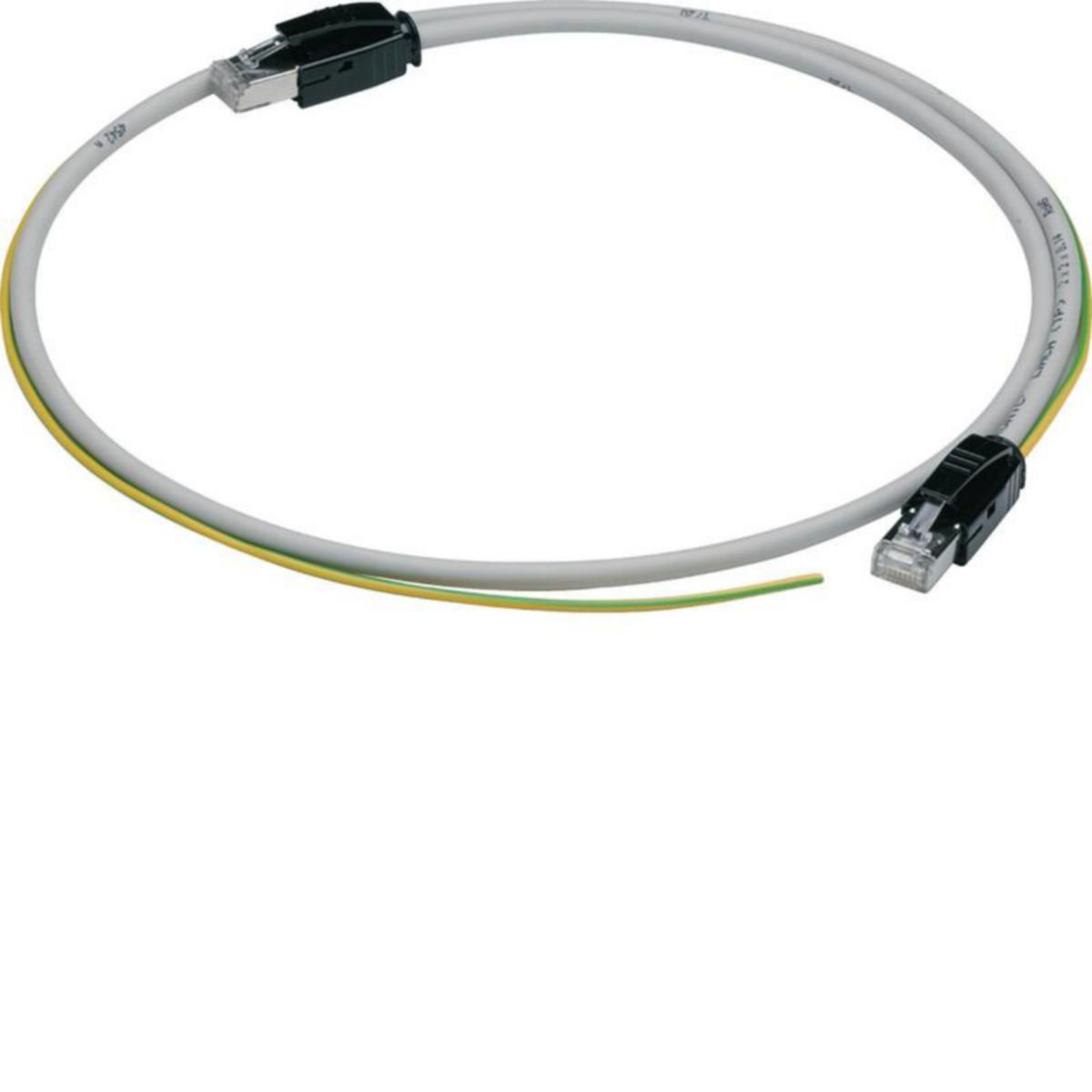Yhdyskaapeli Hager h3+ Modbus RJ45-RJ45+maad. - YHDYSKAAPELI H3+ RJ45-RJ45 MAAD. MODBUS L=2 M