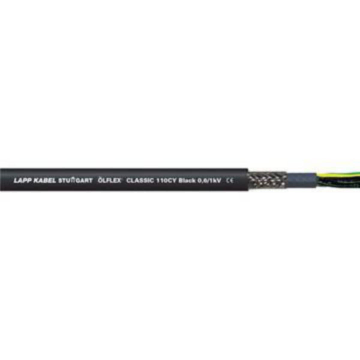 Ohjauskaapeli Ölflex Classic 110 CY musta - OHJAUSKAAPELI LAPP ÖLFLEX CLASSIC 110 CY BK 3G1,5