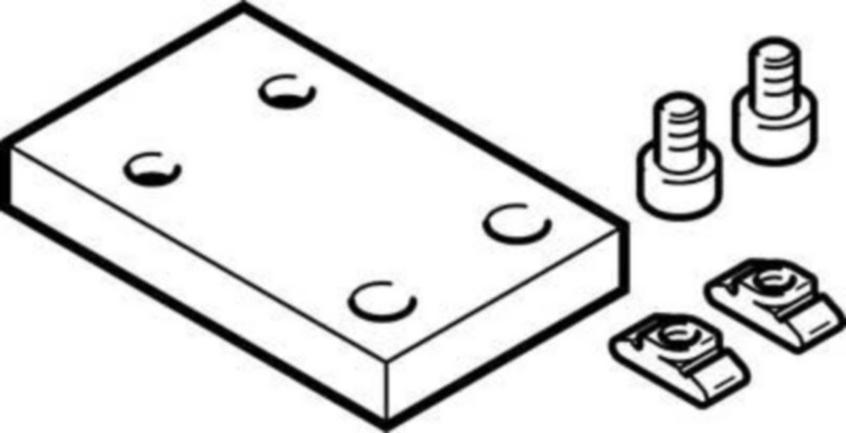 Keskituki/kiinnike Festo MUP - KESKITUKI / KIINNIKE 1711704 FESTO MUP-18/25-P