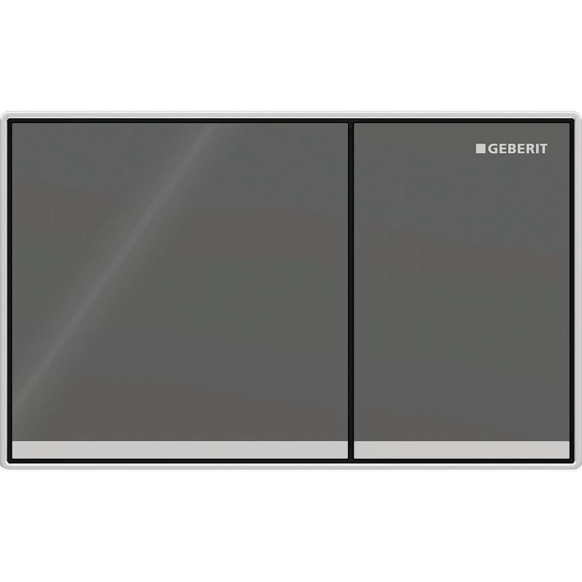 Huuhtelupainike Geberit Omega 60 - HUUHTELUPAINIKE OMEGA60 2-H SQUARE LAAVA/KROMATTU