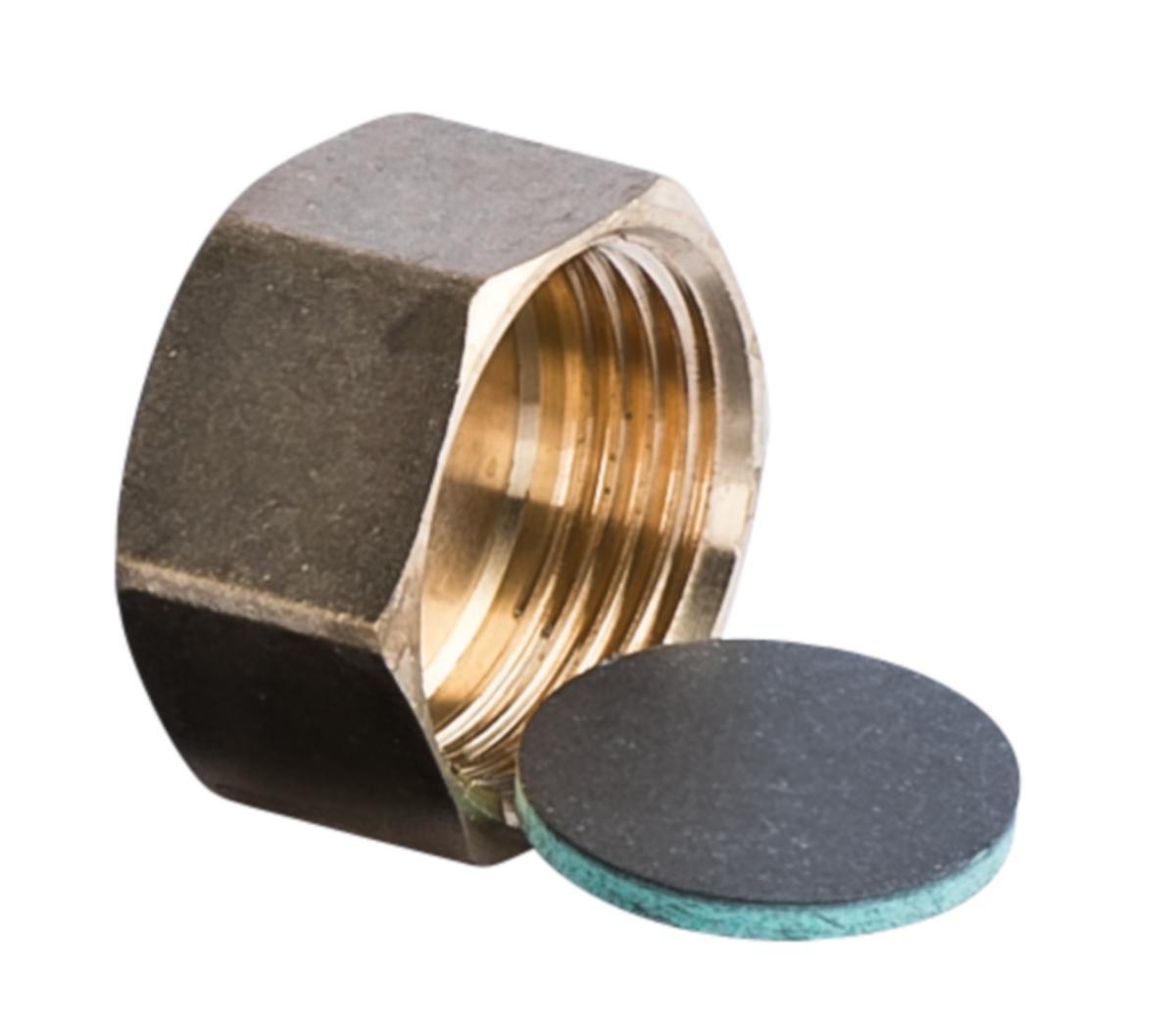 Patteriventtiilin hattu - HATTU M22x1.5 (3/8") MESSINKI M22X1.5 (3/8") MET