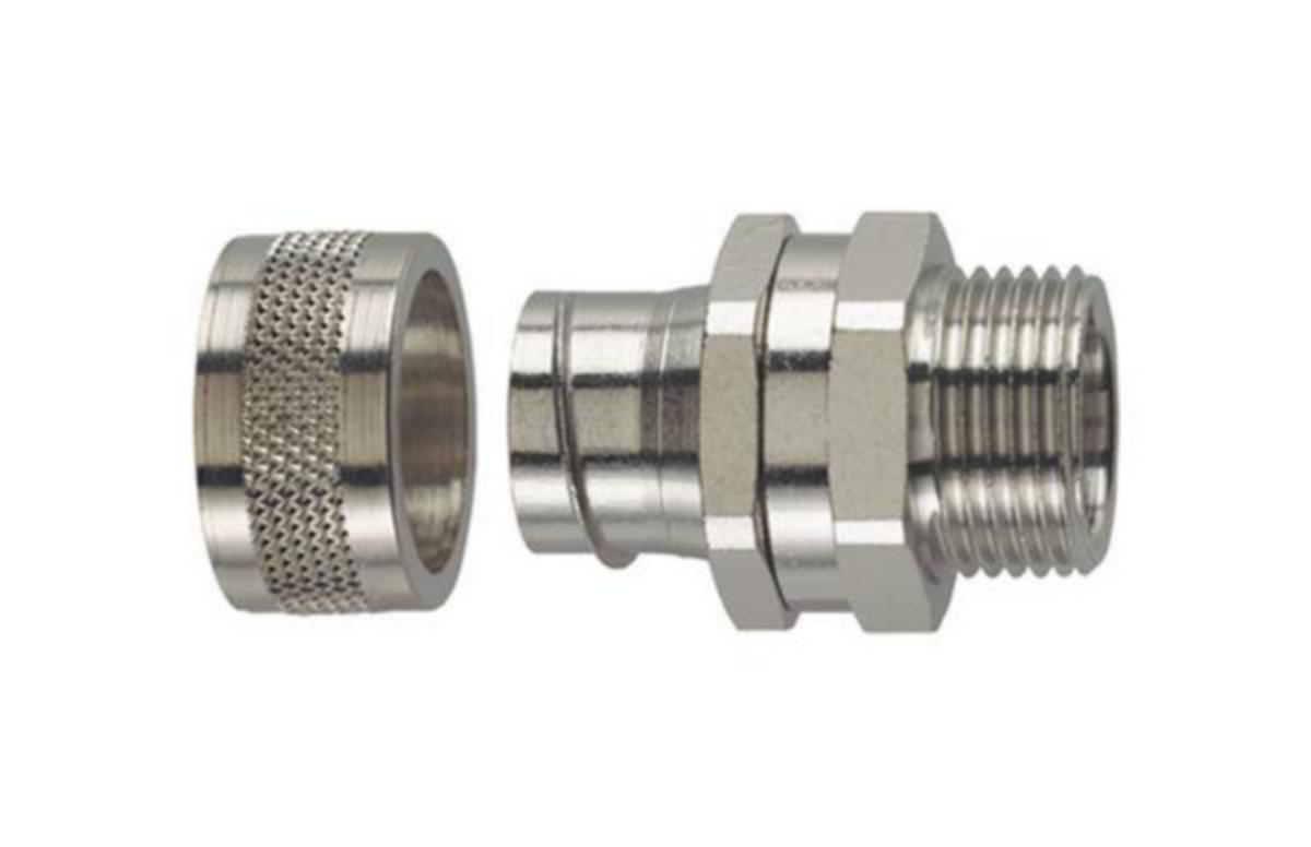 Suojaletkuliitin metalli PCS, HellermannTyton - SUOJALETKULIITIN METALLI HELAG PCS25-SM-M25 SUOR M25 MS 10kpl