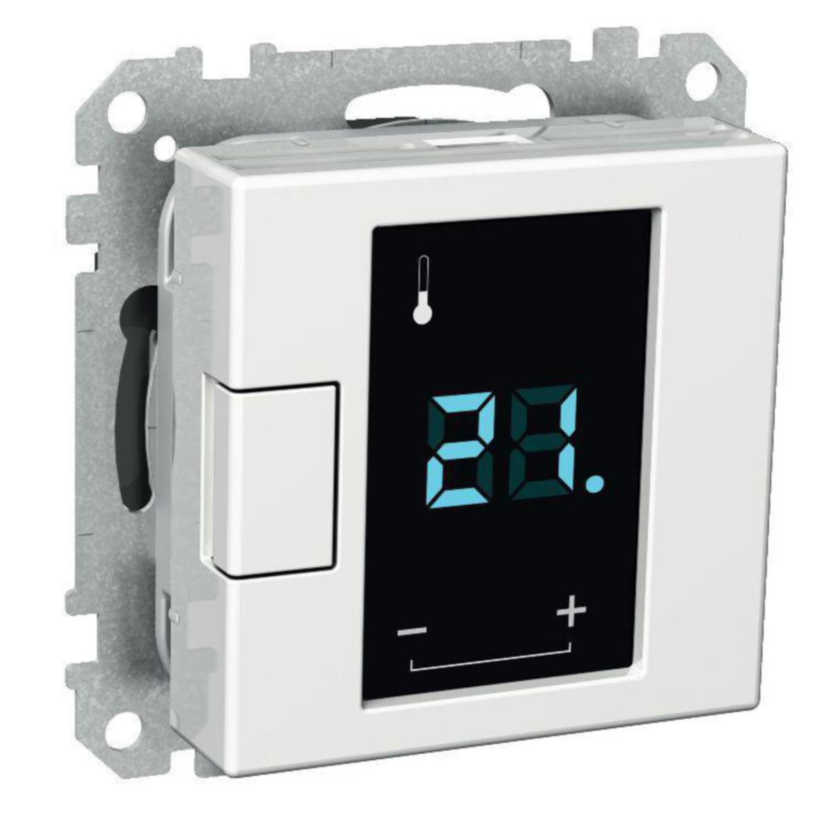 Termostaatti Schneider Electric Exxact kosketusnäytöllä - TERMOSTAATTI EXXACT TERMOST. KOSK.NÄYT. VALK.