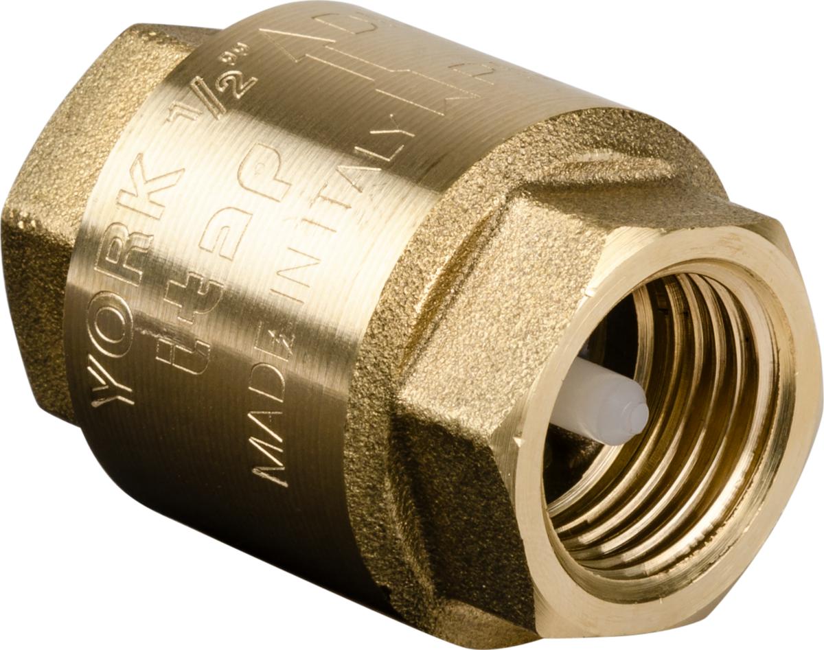 Takaiskuventtiili, sisäkierre/sisäkierre, metalli - TAKAISKUVENTTIILI R15 SISÄKIER VALFRITT INB LÄGE