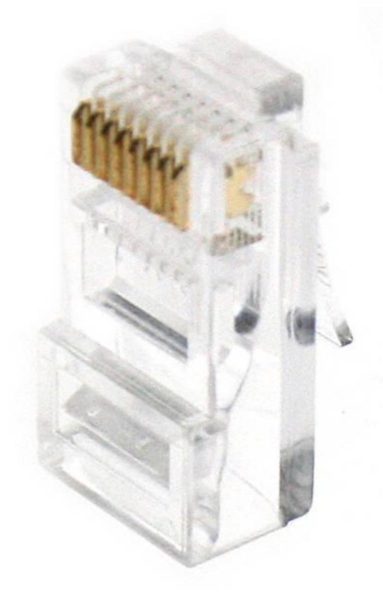 Liitin-CAT6 Gigamedia - LIITIN CAT5/6 GIGAMEDIA UROSL. RJ45 UTP SOLID 10KPL