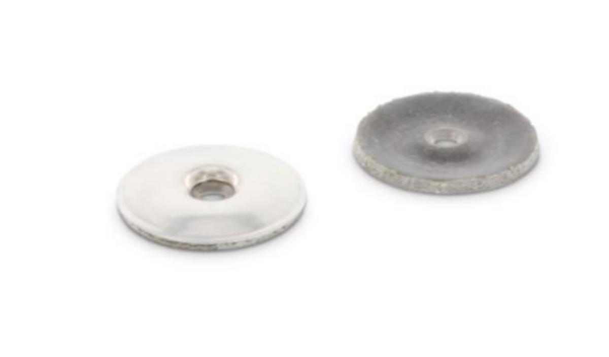 Aluslevy tiivisteelllä 9055 EPDM A2 upporuuveille - ALUSLEVY RST EPDM-TIIVISTE 5.2X25 A2 500KPL