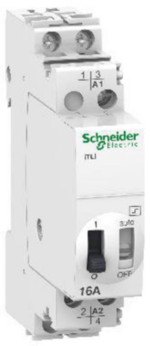 Sysäysrele Schneider Electric Acti 9 - SYSÄYSRELE ACTI9 ITL 16A 1AV+1S 24VAC/12VDC