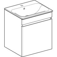 Allaskaappipaketti Geberit Renova Plan 550mm hikkori Vaal 