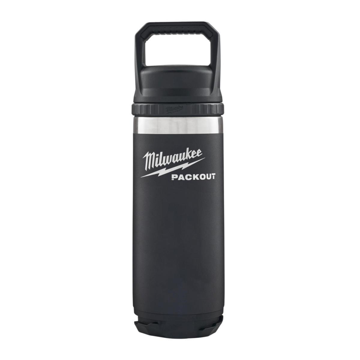 Termospullo juomanokalla Milwaukee Packout - TERMOSPULLO MILWAUKEE CL 532ML MUS PACKOUT
