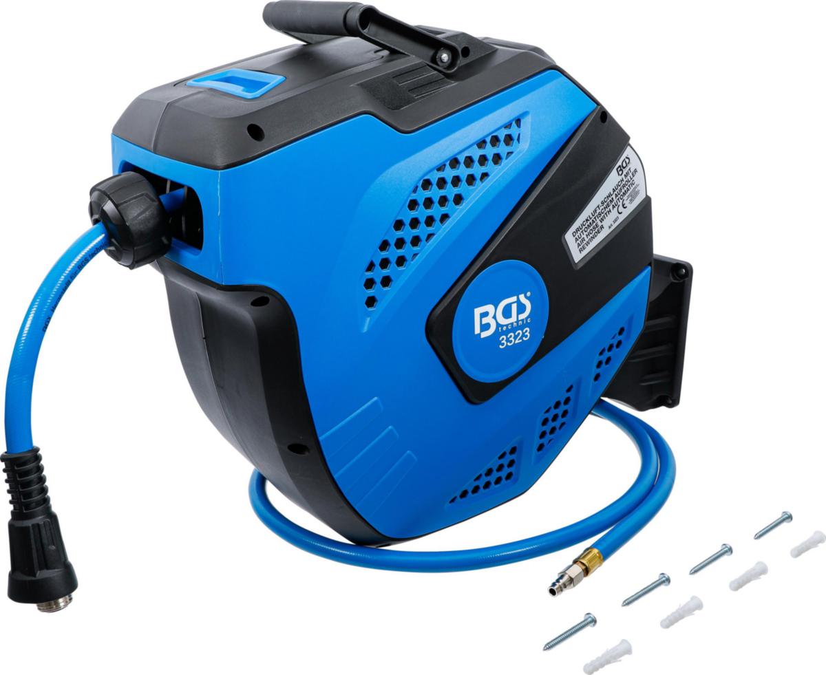 Paineilmaletku ja kela BGS 12m+2m automaattinen - PAINEILMALETKU JA KELA BGS AUTOMAATTINEN 12 M + 2 M