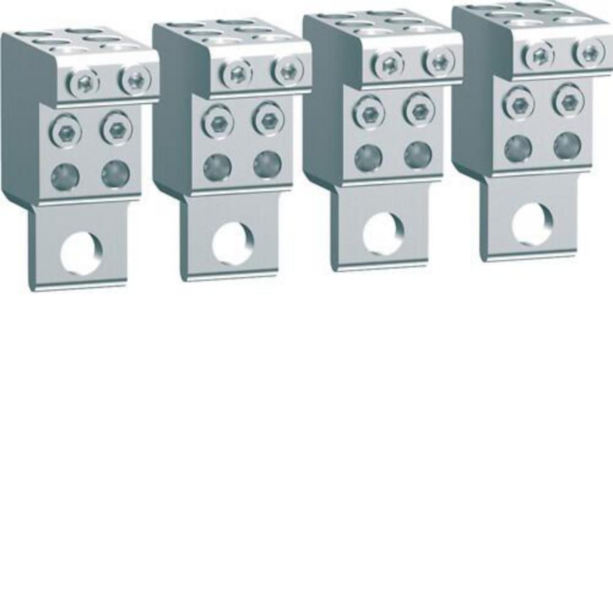 Liitinpakkaus Hager h3+ kehikkoliitin - LIITINPAKKAUS H3+ KEHIK. P160 CU/AL 4N 6X4-25MM²