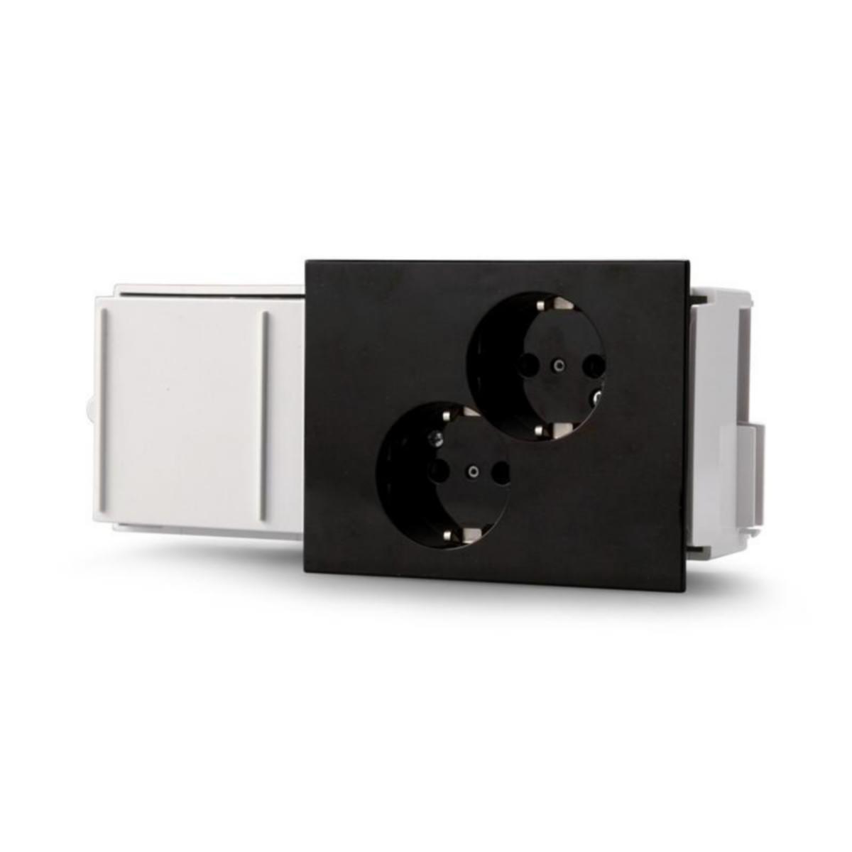 Kanavapistorasiat Ensto eDuct Intro - KANAVAPISTORASIA ENSTO EDUCT 2S/16A/IP20 KYT.UPR MUSTA