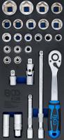 Työkalumoduuli BGS 1/3 hylsyavainsarja 27osaa