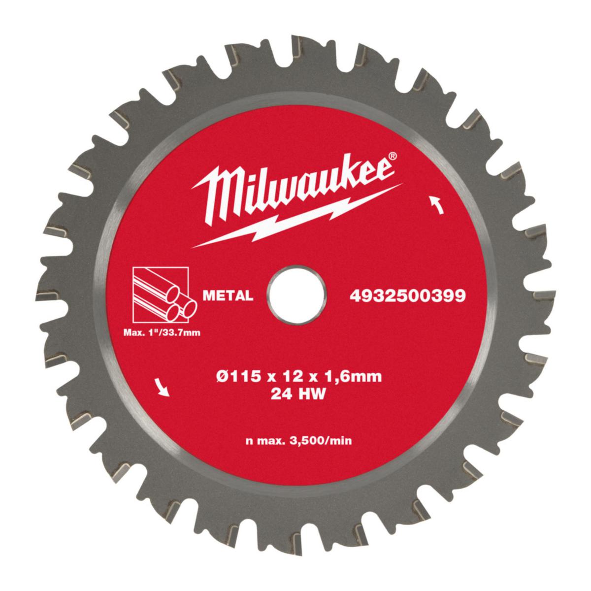 Pyörösahanterä Milwaukee FPCSB metallille - KATKAISUTERÄ MILWAUKEE M18 FPRCS