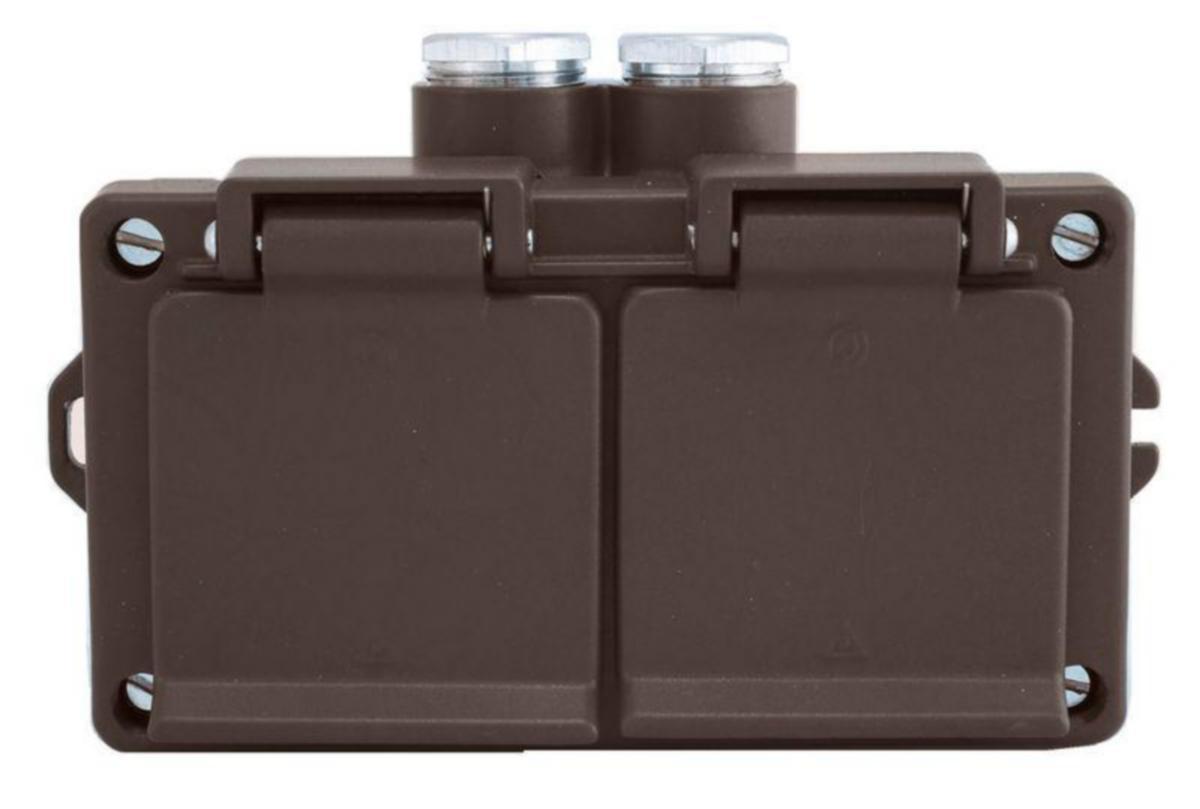 Pistorasia Selcast 2-os IP44 - PISTORASIA SELCAST 2-OS 16A 2xPK16 IP44