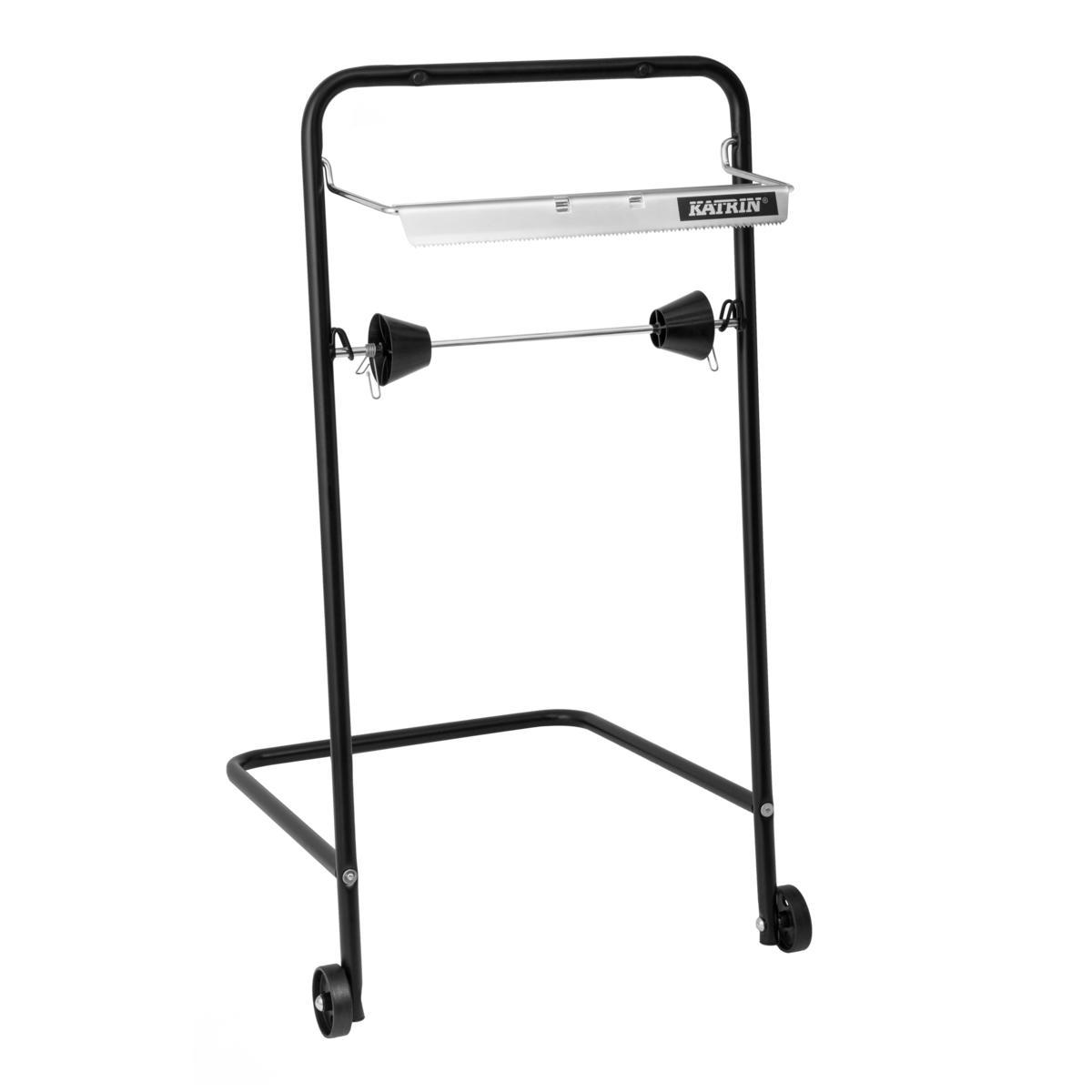 Lattiateline Katrin Industrial Floor Dispenser - Black Metal - LATTIATELINE KATRIN 54909 TEOLLISUUSPYYHE