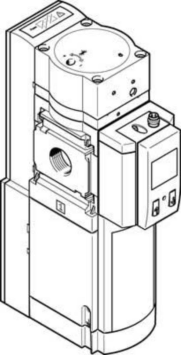 Pehmokäynnistys/pikapoistoventtiili Festo MS6-SV-E, MS-sarja - VENTTIILI MS6-SV-1/2-E-10V24 FESTO -SO-AD12