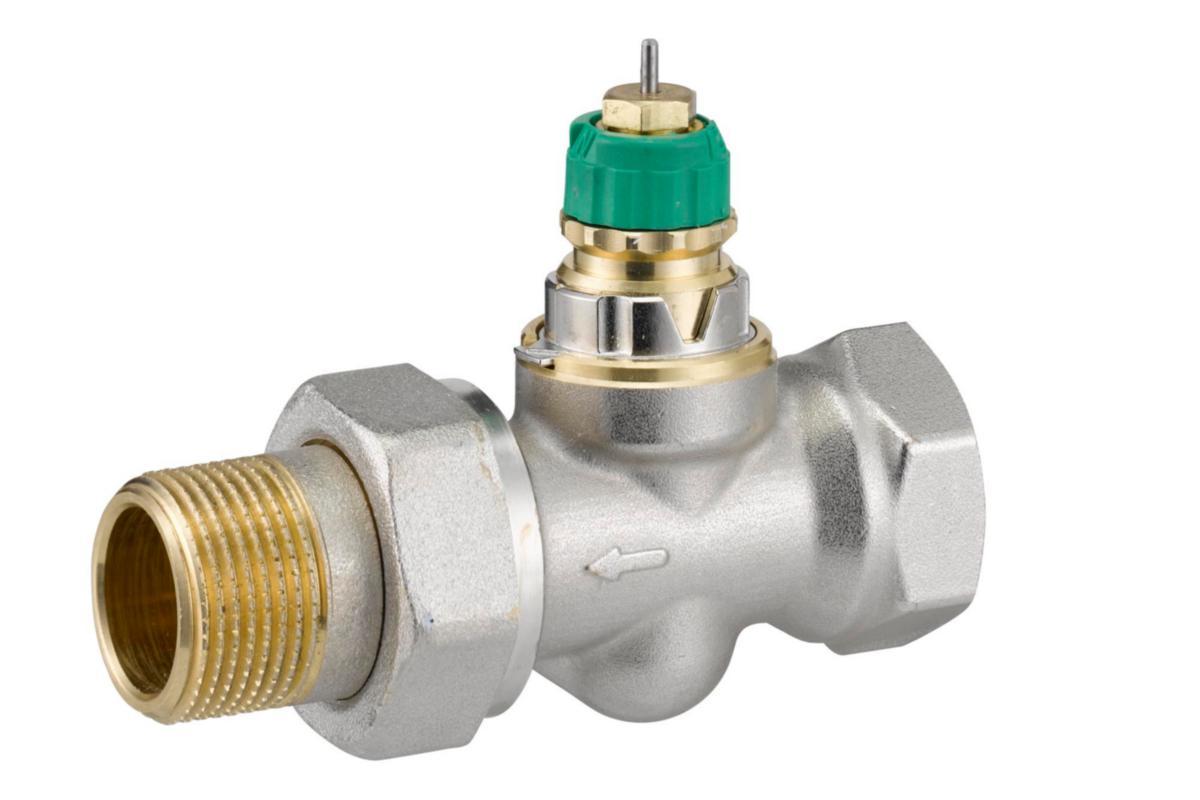 Patteriventtiili Danfoss RA-DV suora liittimin - PATTERIVENTTIILI RA-DV DN20, SUORA, LIITTIMIN