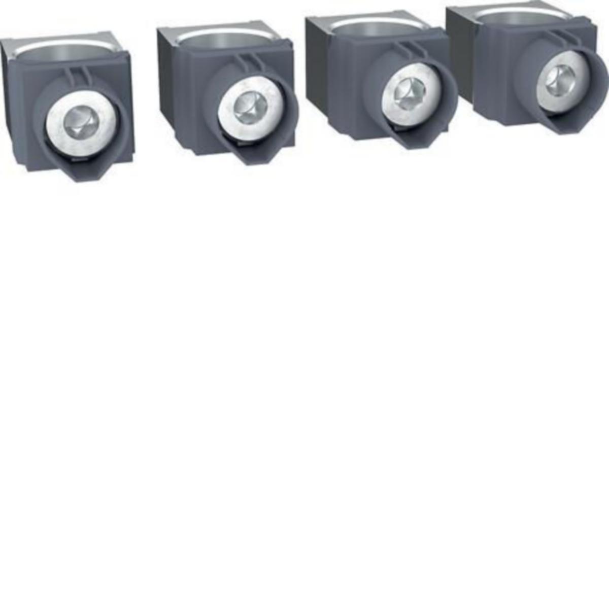 Liitinpakkaus Hager h3+ kehikkoliitin - LIITINPAKKAUS H3+ KEH. P630 CU/AL 4N 1X35-300MM²