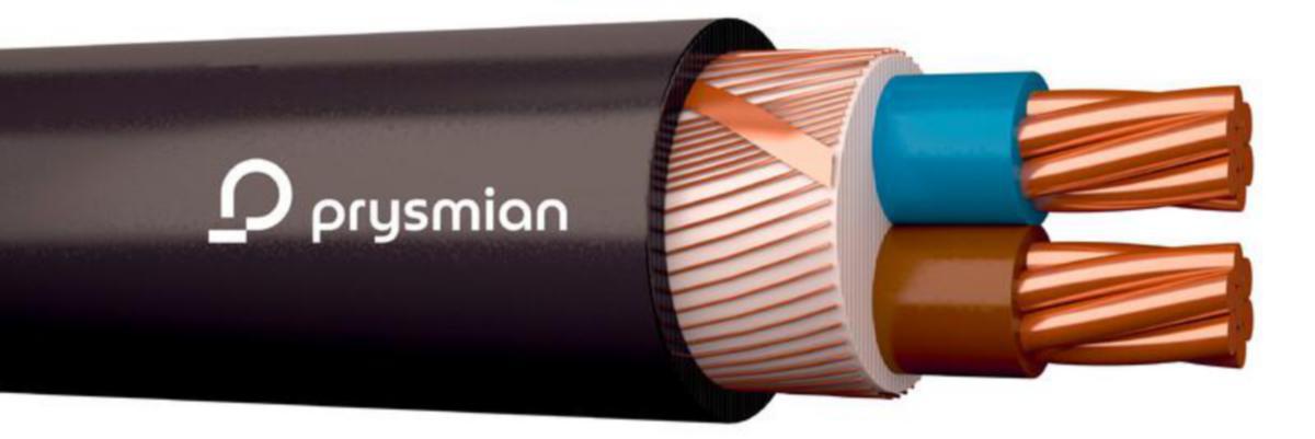 Asennusvoimakaapeli Prysmian MCMK ECA - ASENNUSVOIMAKAAPELI DRAKA MCMK 2X16/16 RM ECA K14/1000