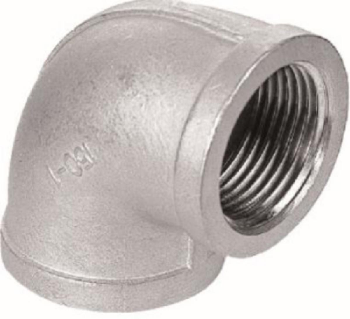 HST-kulma 90° EN 1.4401/EN 1.4408 sk/sk - HST-KULMA SK/SK 90 DN15 1/2" EN 1.4401/08 PN10