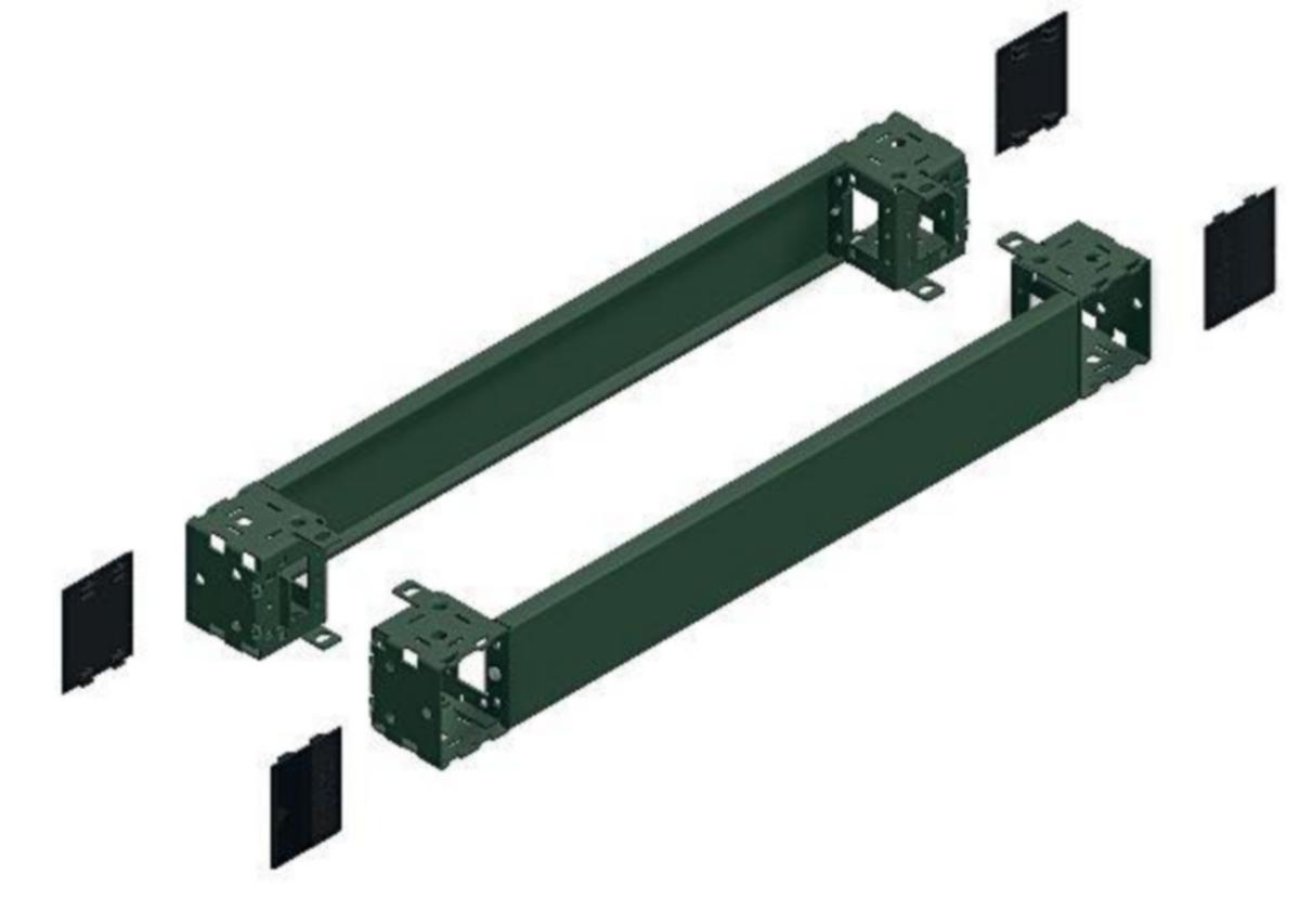 Sokkeli Schneider Electric Universal Enclosures - SOKKELI UNIVERSAL ENCLOSURES SOKKELI ETU- JA TAKA 100X600