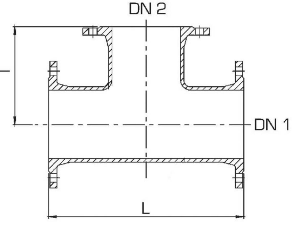 Laippahaarayhde PAM - LAIPPAHAARAYHDE T/DN100-100/90AST./EPOKS. PAM