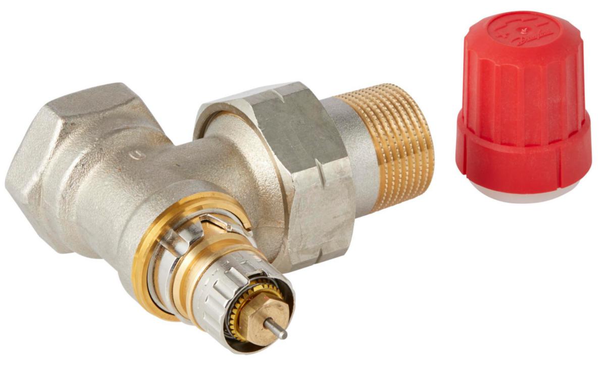 Patteriventtiili Danfoss RA-N kulma - PATTERIVENTTIILIN RUNKO 20 KULMA RA-N DANFOSS