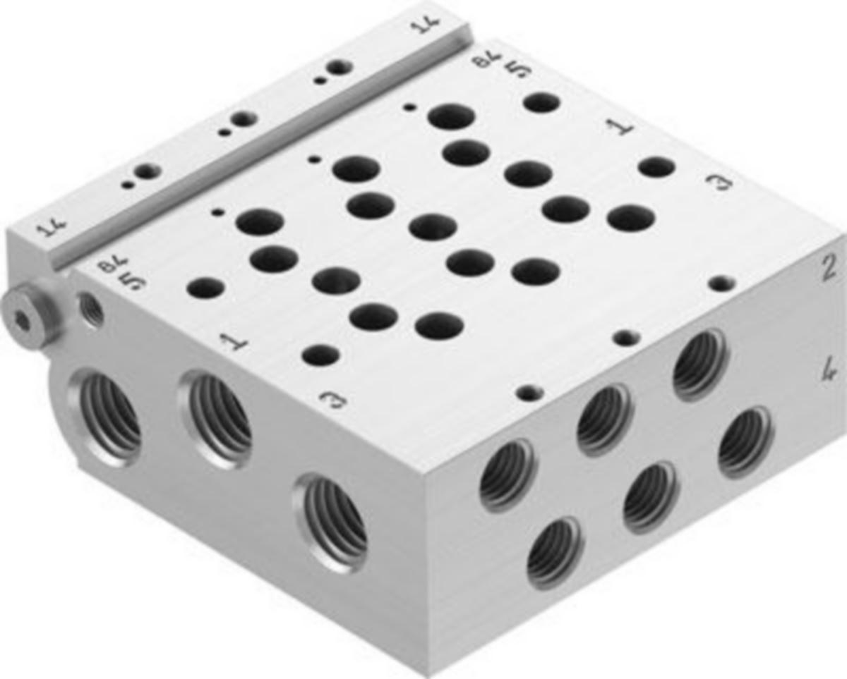 Liitäntäkisko Festo VABM-L1 - LIITÄNTÄKISKO 566643 FESTO VABM-L1-14W-G14-3