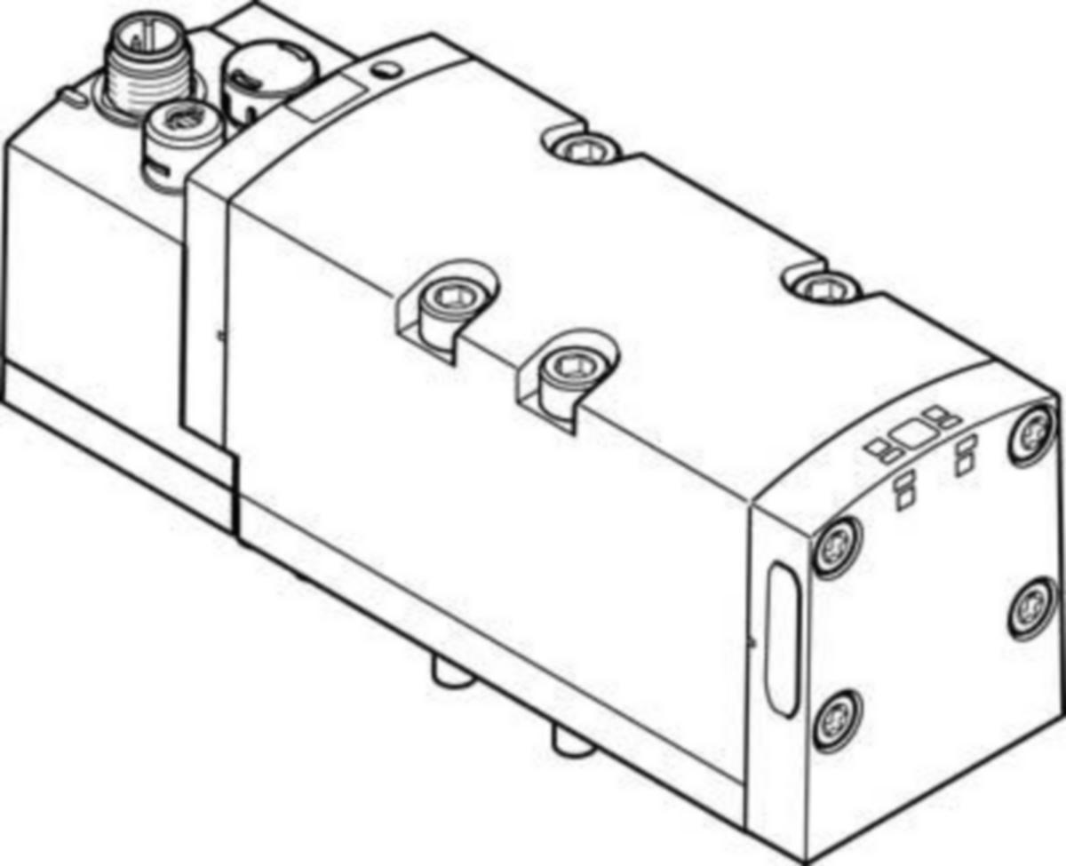 Magneettiventtiili Festo VSVA-B ISO 5599-1 - MAGNEETTIVENTTIILI 567004 FESTO VSVA-B-M52-MZD-D2-1R5L