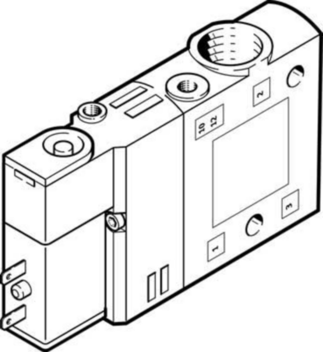 Magneettiventtiili Festo CPE - 3GL/3GLS - VENTTIILI 196930 FESTO CPE14-M1BH-3GLS-1/8