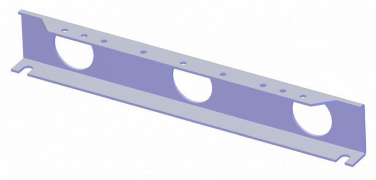 DIN-kiskokannatin Ensto - DIN-KISKOKANNATIN ENSTO IS PRE4.32 400mm SIVULLE H=325mm