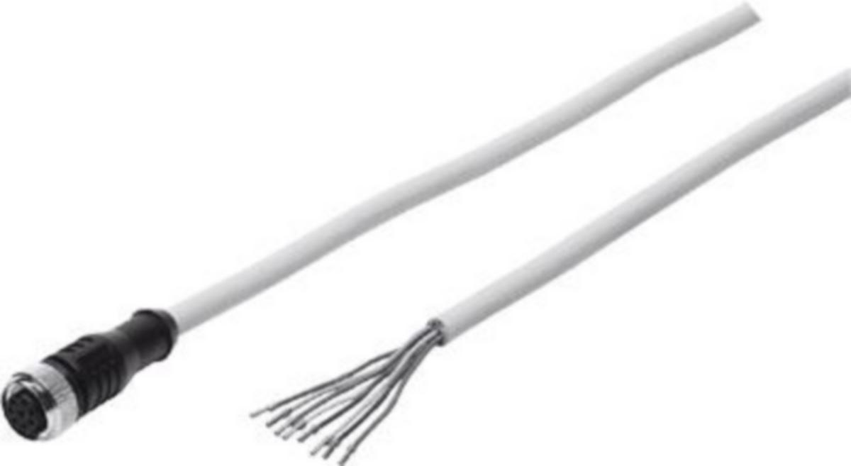 Liitäntäkaapeli Festo SIM-M12 - PISTOKE+KAAPELI 570008 FESTO SIM-M12-8GD-10-PU