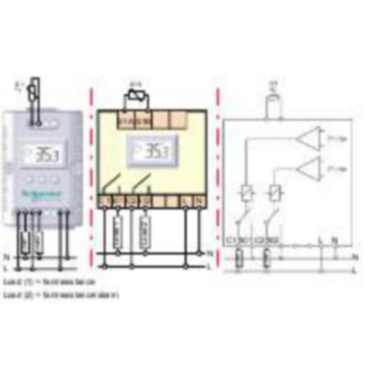 Termostaatti Schneider Electric Universal Enclosures - TERMOSTAATTI UNIVERSAL ENCL HYGROTHERM 230VAC