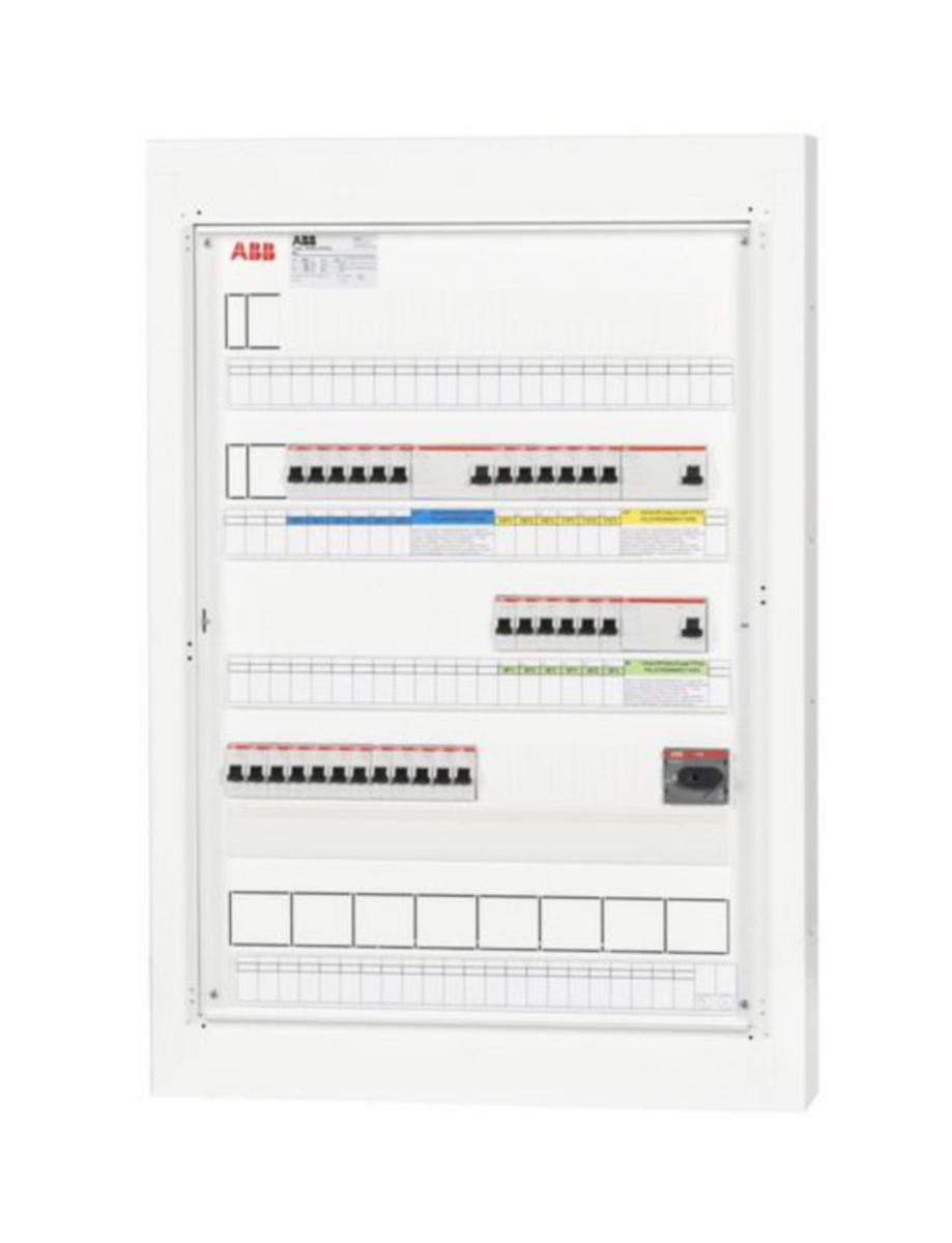 Ryhmäkeskus uppo/pinta Fe ABB Näpsä IP20 50A - RYHMÄKESKUS UPPO/PINTAFE NÄPSÄ RK50-3V30J 50A IP20C