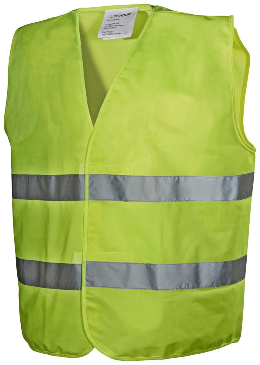 Huomioliivi L.Brador 287P - HI-VIS LIIVI KELT LK 2 ONESIZE 287P L.BRADOR