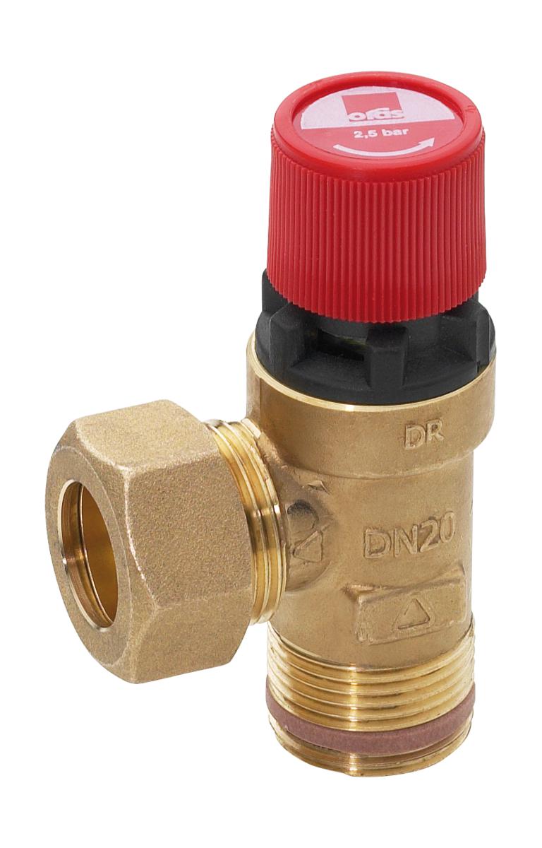 Varoventtiili Oras 3/4 - VAROVENTTIILI 3/4- 2.5 BAR 430202