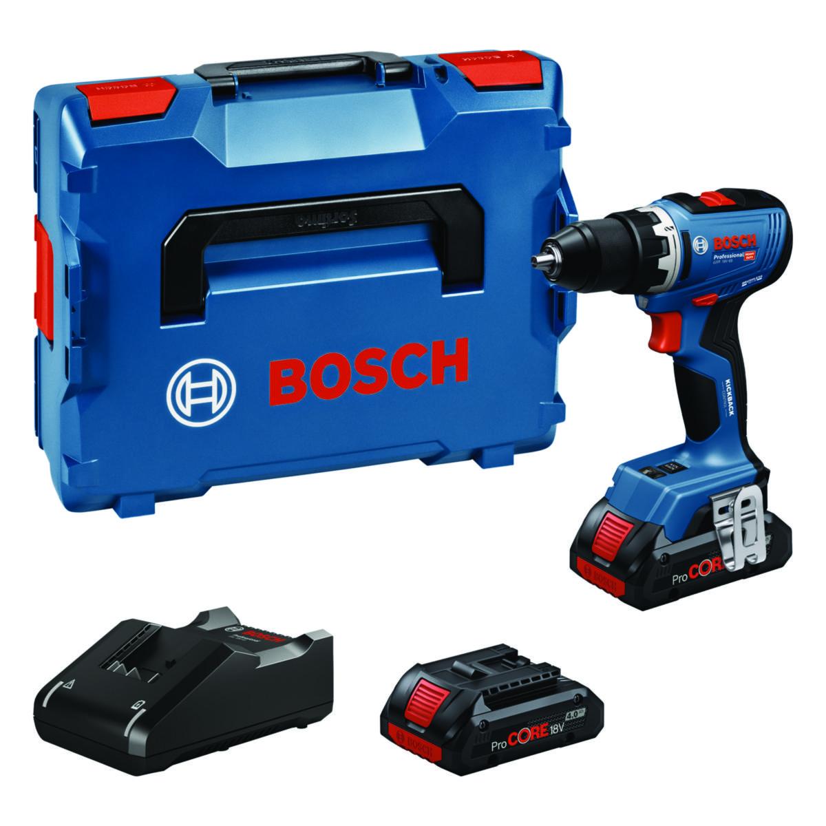Akkuporakone/ruuvinväännin Bosch GSR 18V-65 - AKKUPORAKONE BOSCH GSR 18V-65 2X4AH L-BOXX