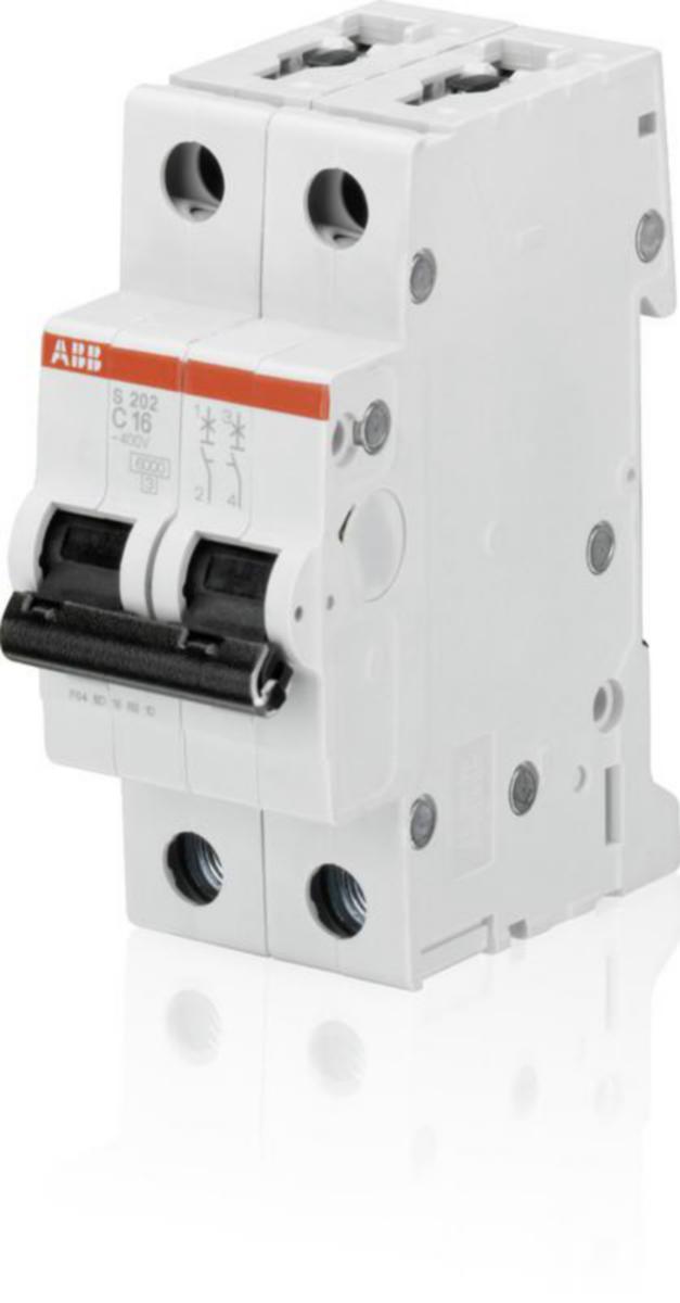Johdonsuojakatkaisija ABB C-käyrä 2-nap - JOHDONSUOJAKATKAISIJA S200 S202-C63 2-NAP C63A